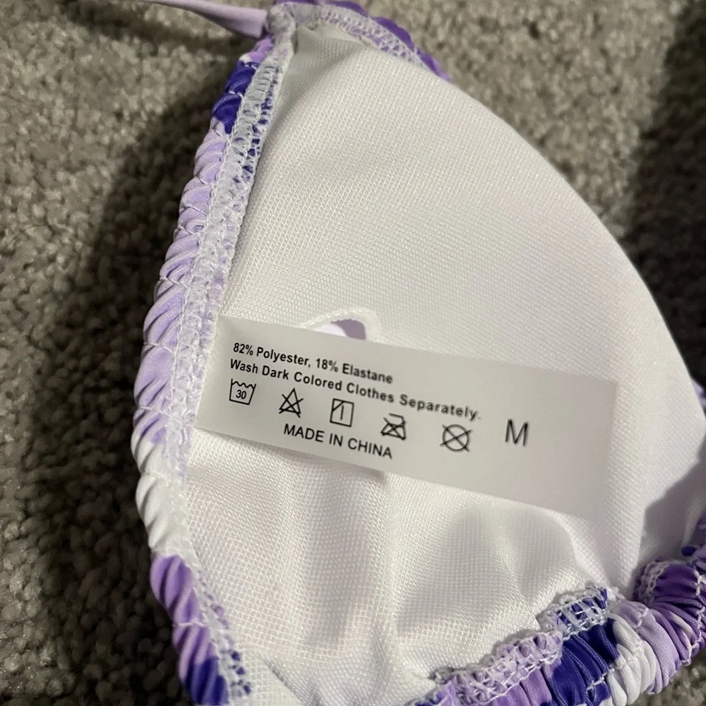 Purple Design Bikini Top - Picture 2 of 2